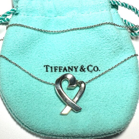 Authentic Tiffany & Co. Paloma Picasso Heart Motif Necklace - Picture 1 of 11